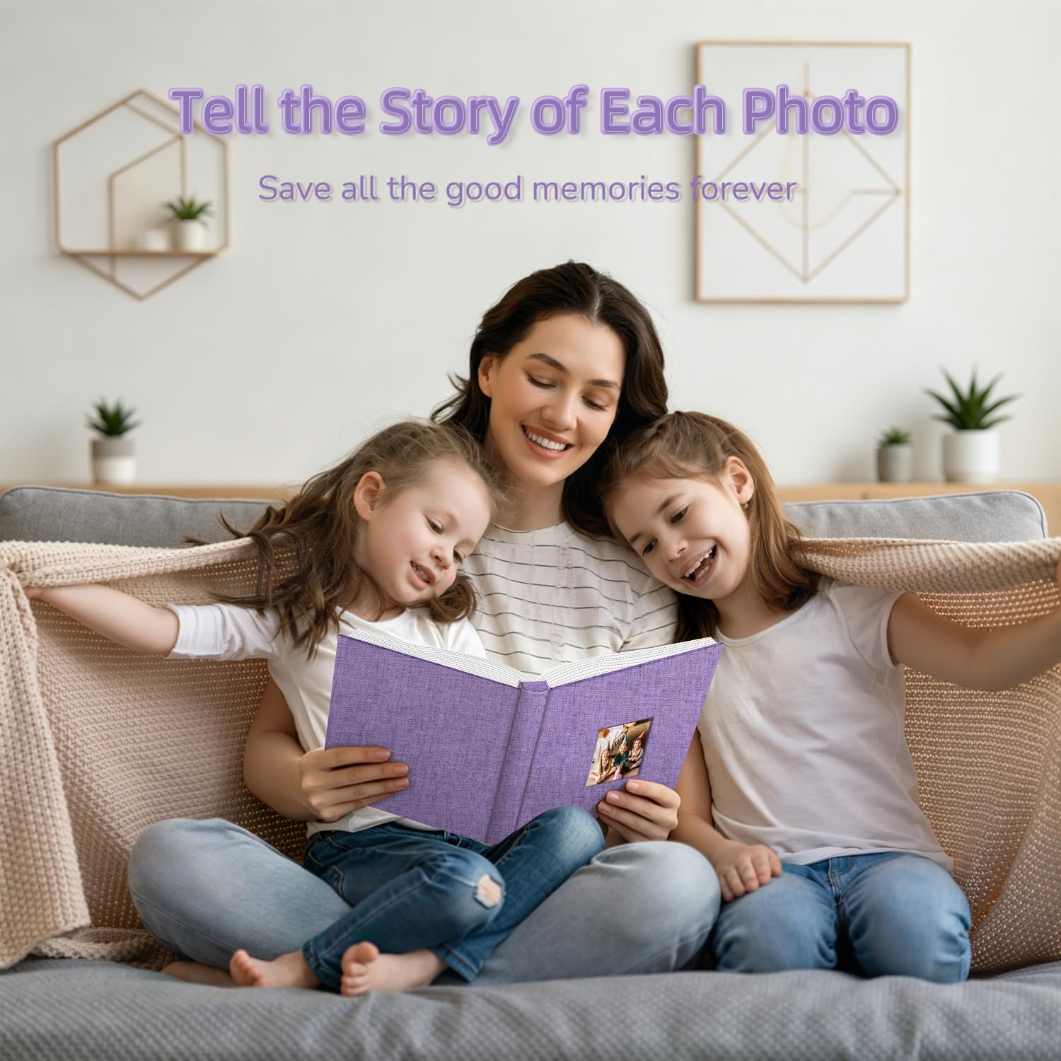 Popotop Álbum de fotos de 6 x 4 pulgadas, 600 bolsillos, cubierta de lino con ventana de exhibición, álbum de fotos deslizante para bodas, recuerdos familiares, bebé, aniversario y vacaciones, álbum