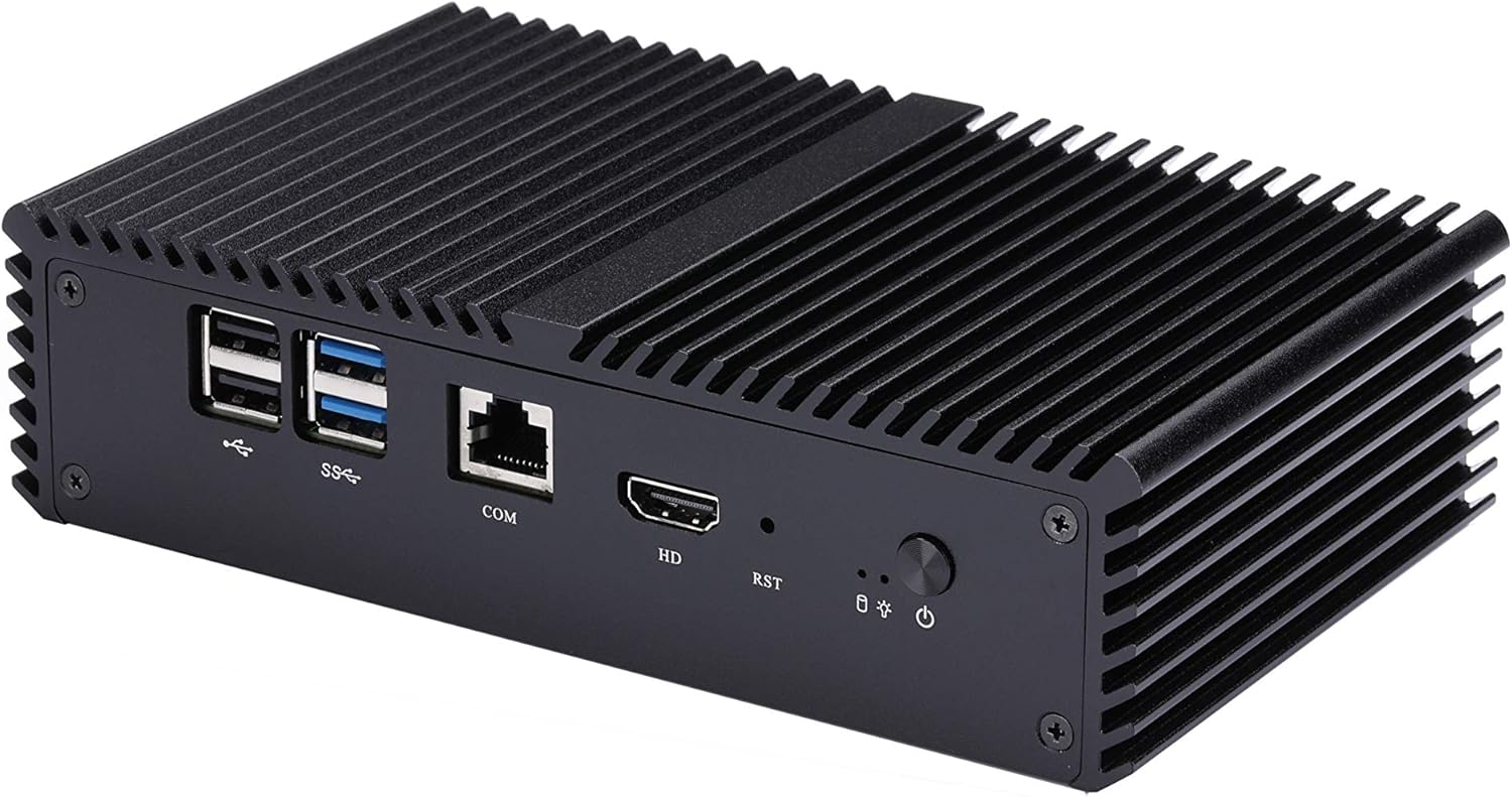 Multi-Function Router Q710G4 Intel Celeron J3455,1.5Ghz 10W AES-Ni (Barebones) 4 Intel Gigabit LAN Poe,Used As A Router/Firewall/Proxy 24/7