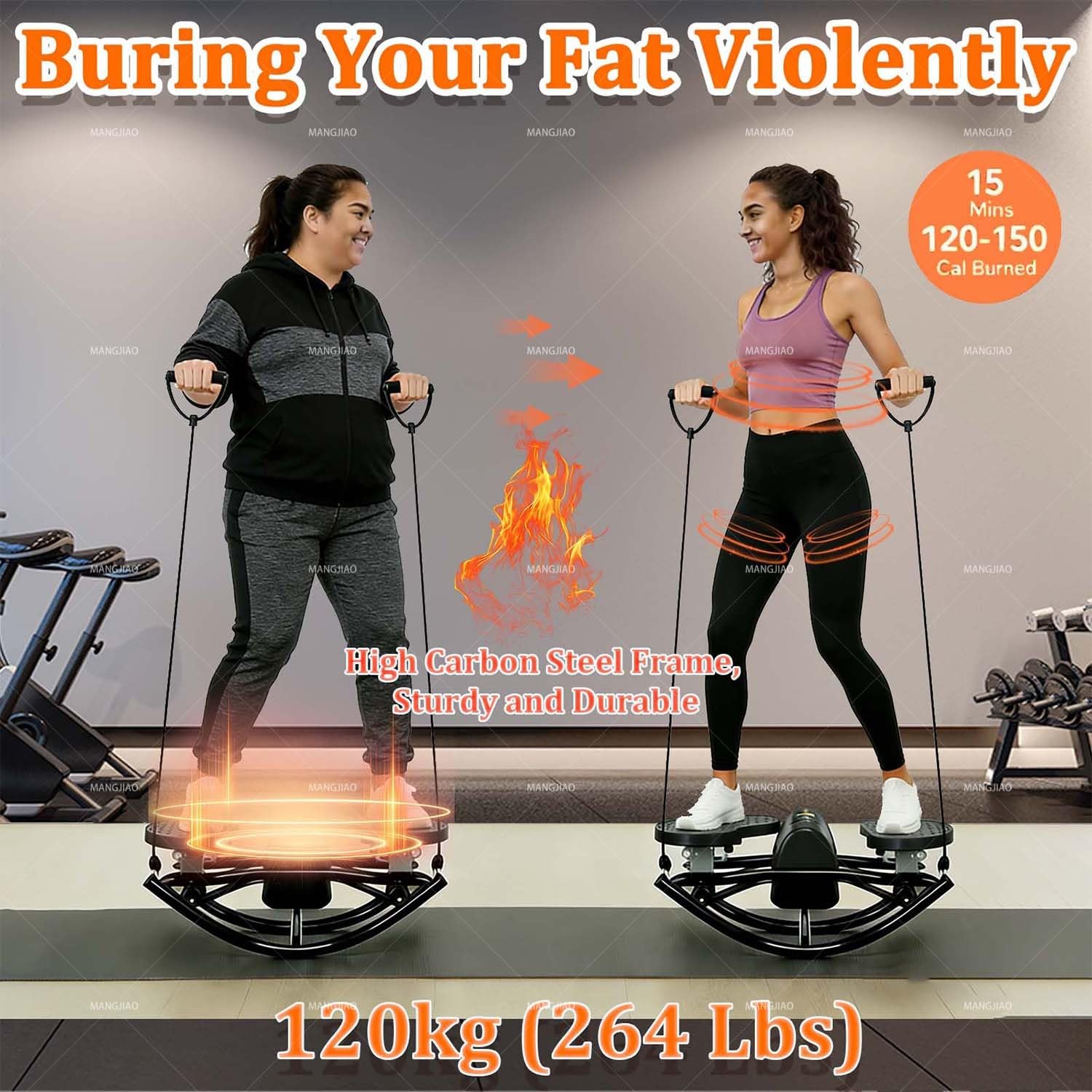 Przenośny Stepper, Urządzenie Do Ćwiczeń Cardio Z Ruchem Bocznym, Zapewnia Bezpieczny Dla Stawów Trening Nóg, Pośladków I Mięśni Brzucha. Że ​​nadaje Się Do Mieszkań I Podróży.