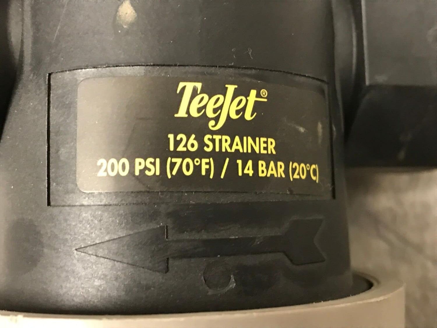 TeeJet AA126ML-4-50 1" Flush-Out Line Strainer