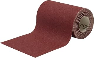 Draper 89529 - Rollo de lija (115 mm x 5 m, 120 hojas, color rojo, talla única