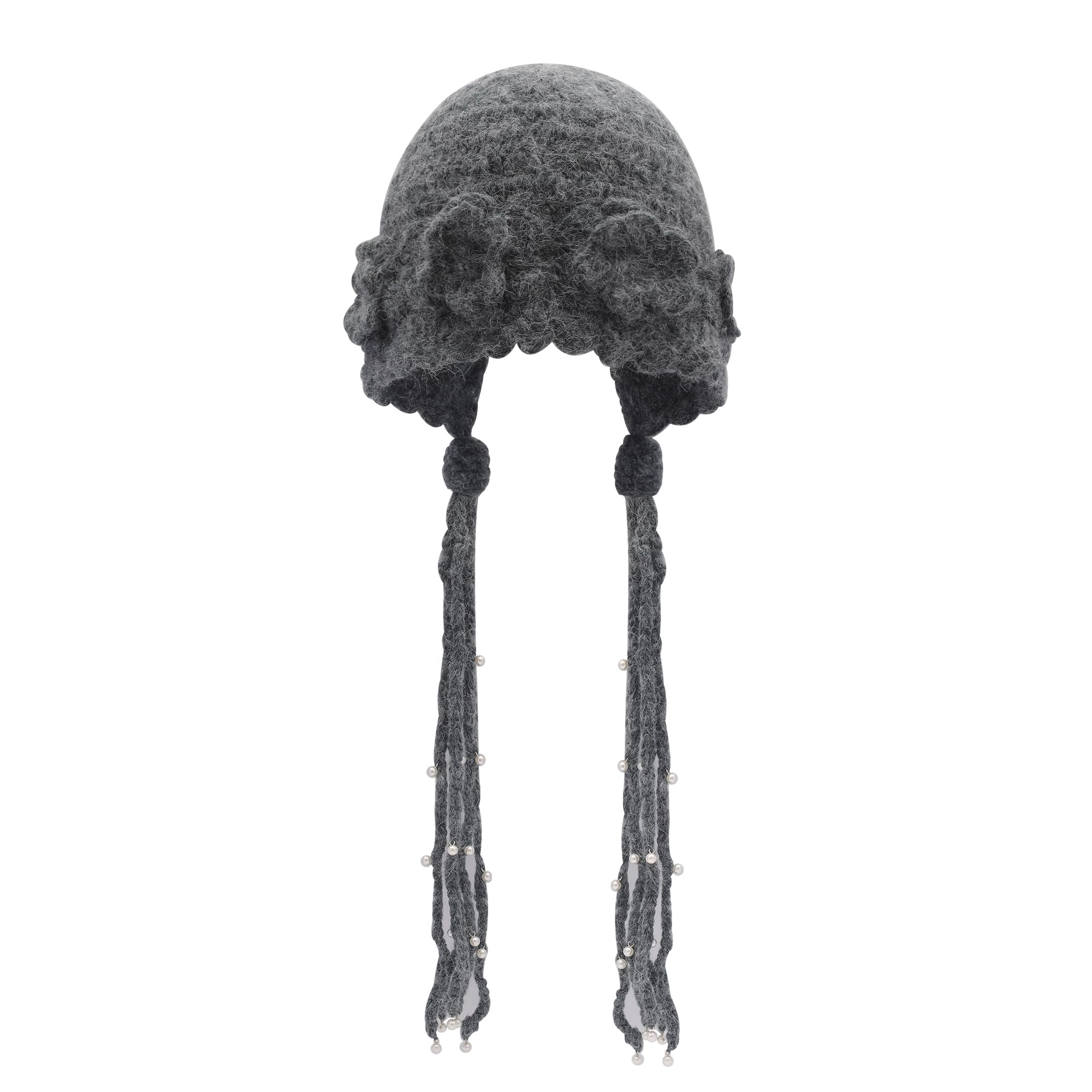 ZLYC Damen Winter Vintage Wolle Strickmützen Beanie Bowler Hut