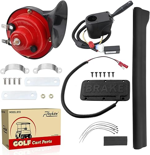 Roykaw Kit de señal de giro universal para carrito de golf de 12 V, compatible con EZGO Club Car y Yamaha, kit de repuesto intermitente, incluye