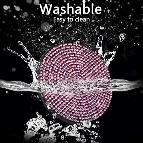 Miniatura 31 de 4 posavasos para auto, accesorios universales para el interior del auto para mujer, silicona antideslizante de 2.75 pulgadas, a prueba de golpes, a