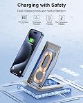 Fast Wireless Charger, NANAMI 15W Max Wireless Charging Stand for iPhone 17 16 15 14 13 12 Mini 11 Pro Max XS Max XR X 8,Fast Charge for Samsung Galaxy S26/S25/S24 Ultra/S23/S22/S21/S20fe, Pixel 9
