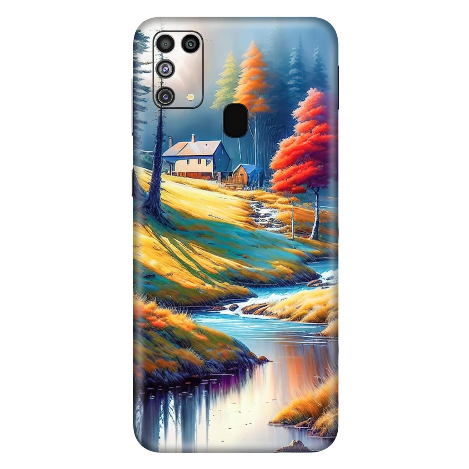 Skin Sticker for Mobile Compatible with Samsung Galaxy M31 (Not Back Cover) Scratchless, Back & Camera Protector,Samsung Galaxy M31-SA-63-image-7