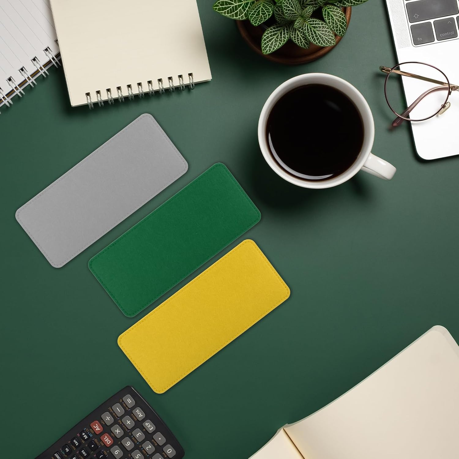 PATIKIL 9.8 x 5 Inch Felt Bag Base Shaper, 2pcs Bag Bottom Pad Organizer Insert Rectangle Liner Board for Purse Handbag Tote Travel Bag Canvas Cosmetic, Black - Image 6