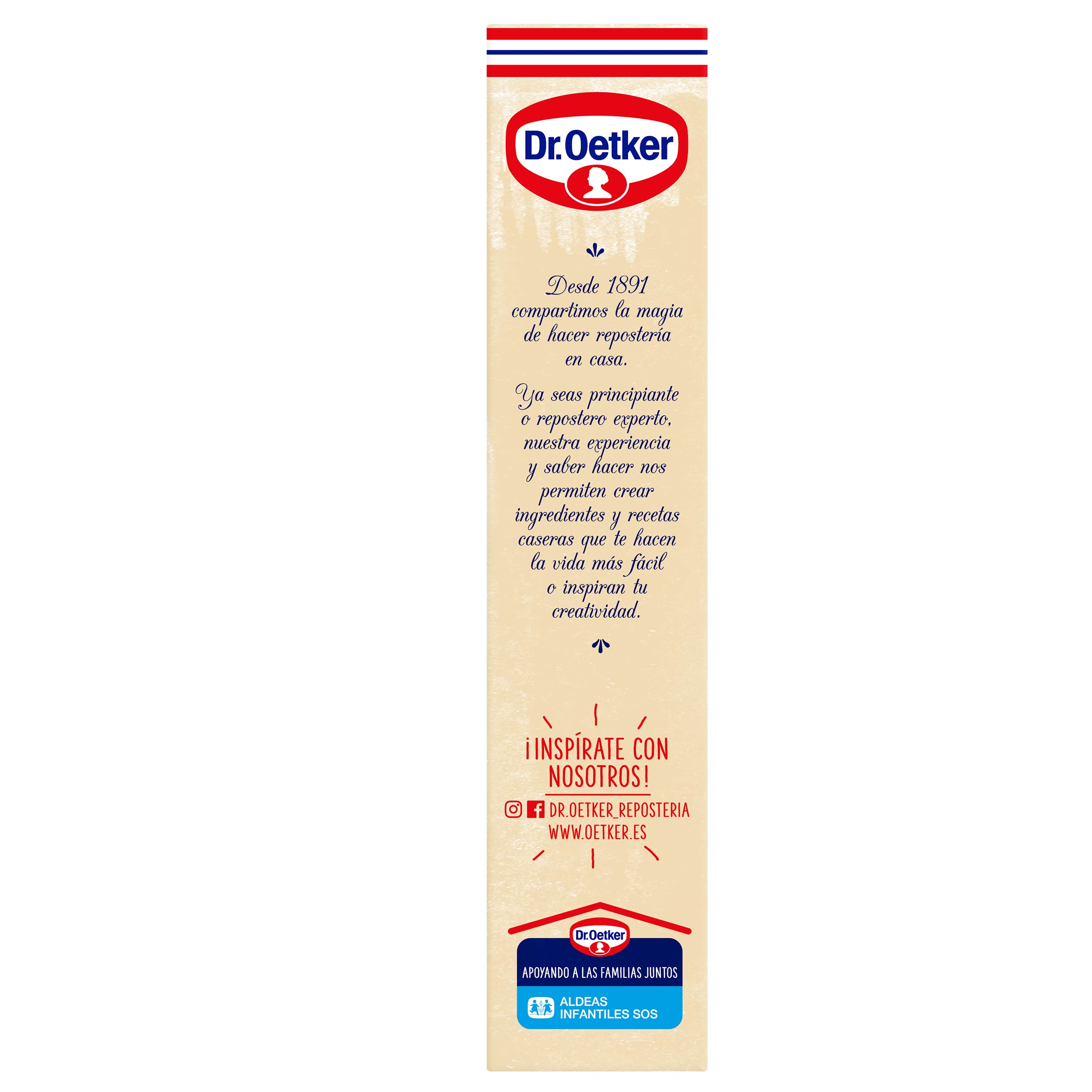 DR. OETKER Preparado para Brownies - Estuche con Preparado en Polvo para Hacer Brownies 450g y Molde Listo para Hornear - 16 Raciones