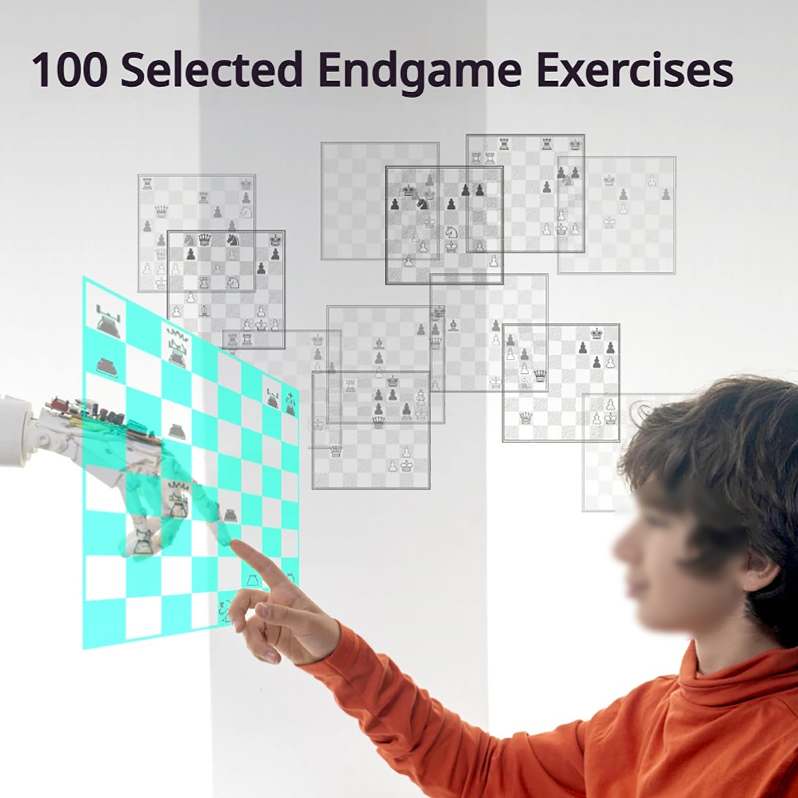 COYEUX Échiquier Électronique Intelligent, Ordinateur Déchecs Interactif avec Écran LCD, Utilisation Simple pour Les Débutants, Idéal pour Les Soirées Dentraînement en Famille, Les Voyages Et Les