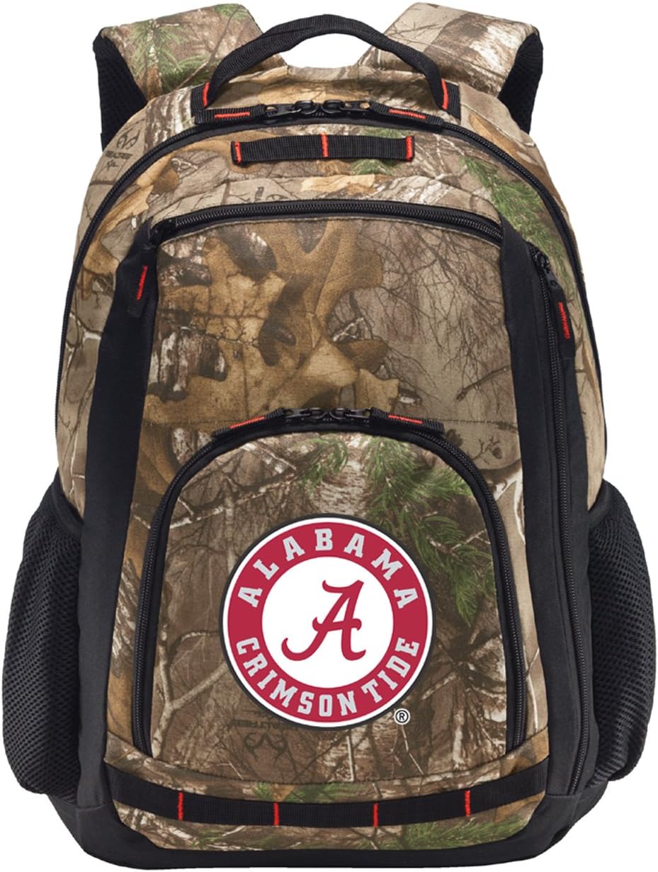 Broad Bay Alabama Camo Backpack University of Alabama Backpack - Laptop Section