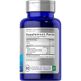 Horbach Antarctic Krill Oil 2000mg | 60 Softgel Capsules | Omega-3, EPA, DHA Supplement | with Astaxanthin | Non-GMO, Gluten Free