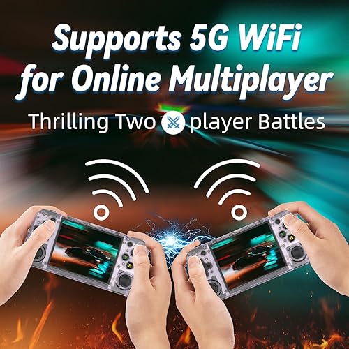 Miniatura 3 de RG35XX H Retro Gaming Console Handheld Game Consoles with 5500+ Games 64G TF Card Linux System 3.5-inch IPS Screen Cortex-A53 Portable Pocket