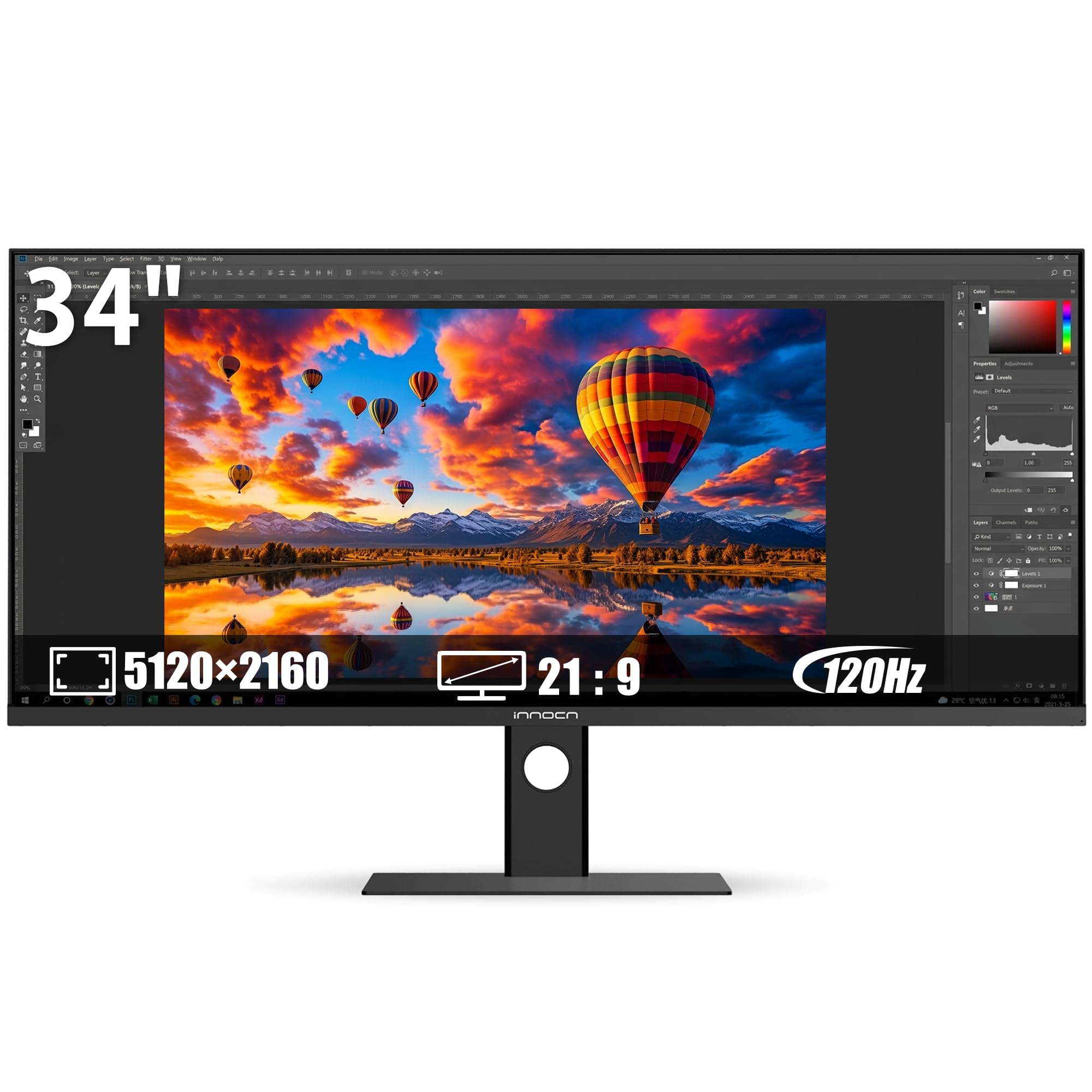 Amazon.co.jp: INNOCN 34インチ 5K2K ウルトラワイドモニター 34C1U