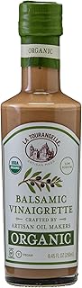 La Tourangelle Organic Classic Vinaigrette, (Packaging may Vary), Balsamic, 1 Bottle, (Pack of 1), 8.45 Ounce