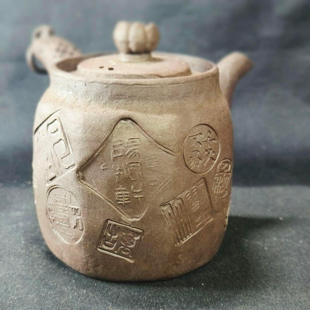 煎茶道具 萬古焼急須 作家物 手作り陶芸品 時代物 骨董 旧家