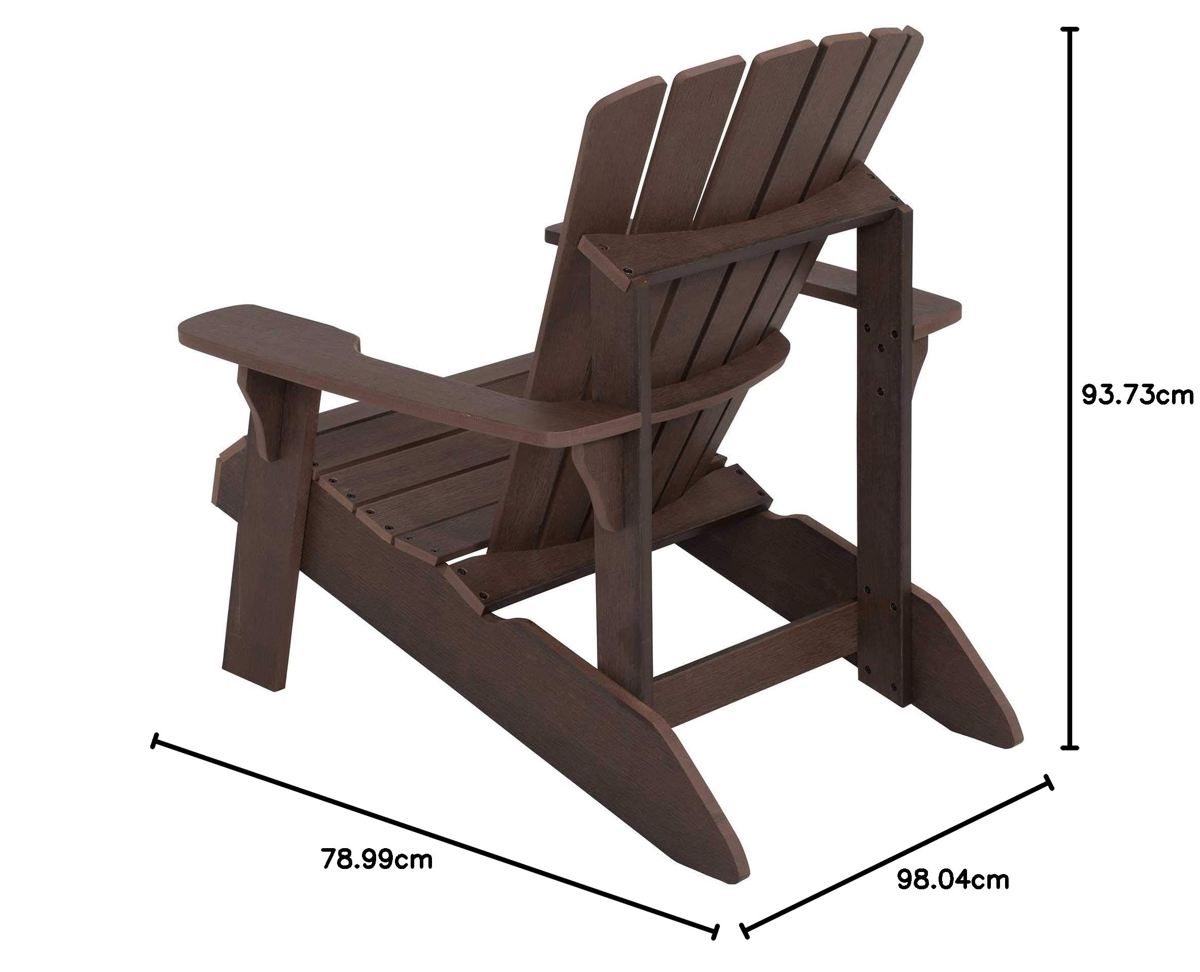 Lifetime Adirondack Chair, Brown