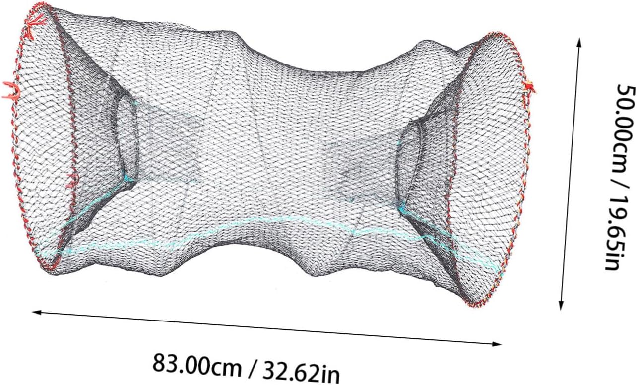 Fishing Bait Crab Minnow Keep Net Portable Mesh for Catching Shrimp Fish Lobster and Lightweight and Fishing Gear