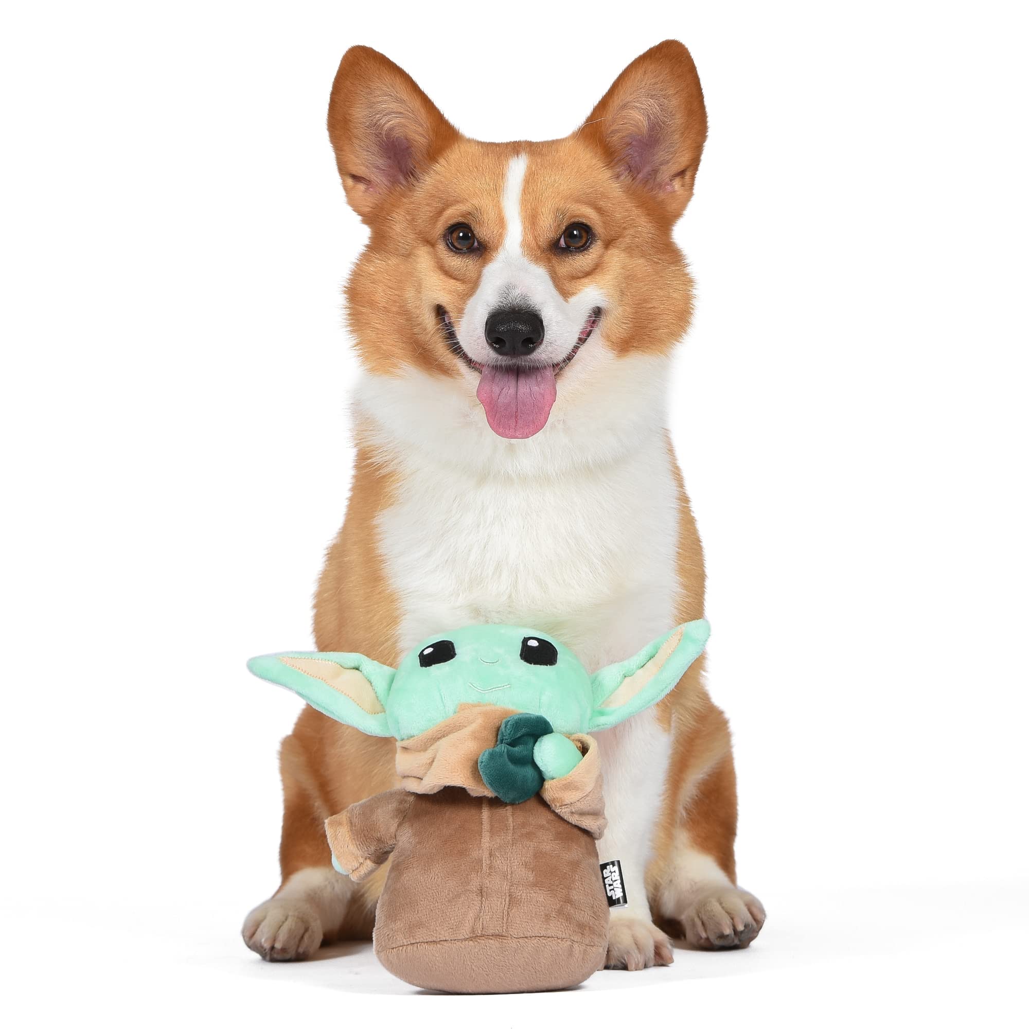 Star Wars Jouet Couineur pour Animaux de Compagnie The Mandalorian - Peluche Grogu de 15,2 cm pour Chien