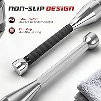 Vista 5 de Adjustable Macebell Clubbell, Steel Mace bell, Workout Mace, Strength Training Equipment for Full Body, Muscles, Shoulder, Grips & Forearms Workouts