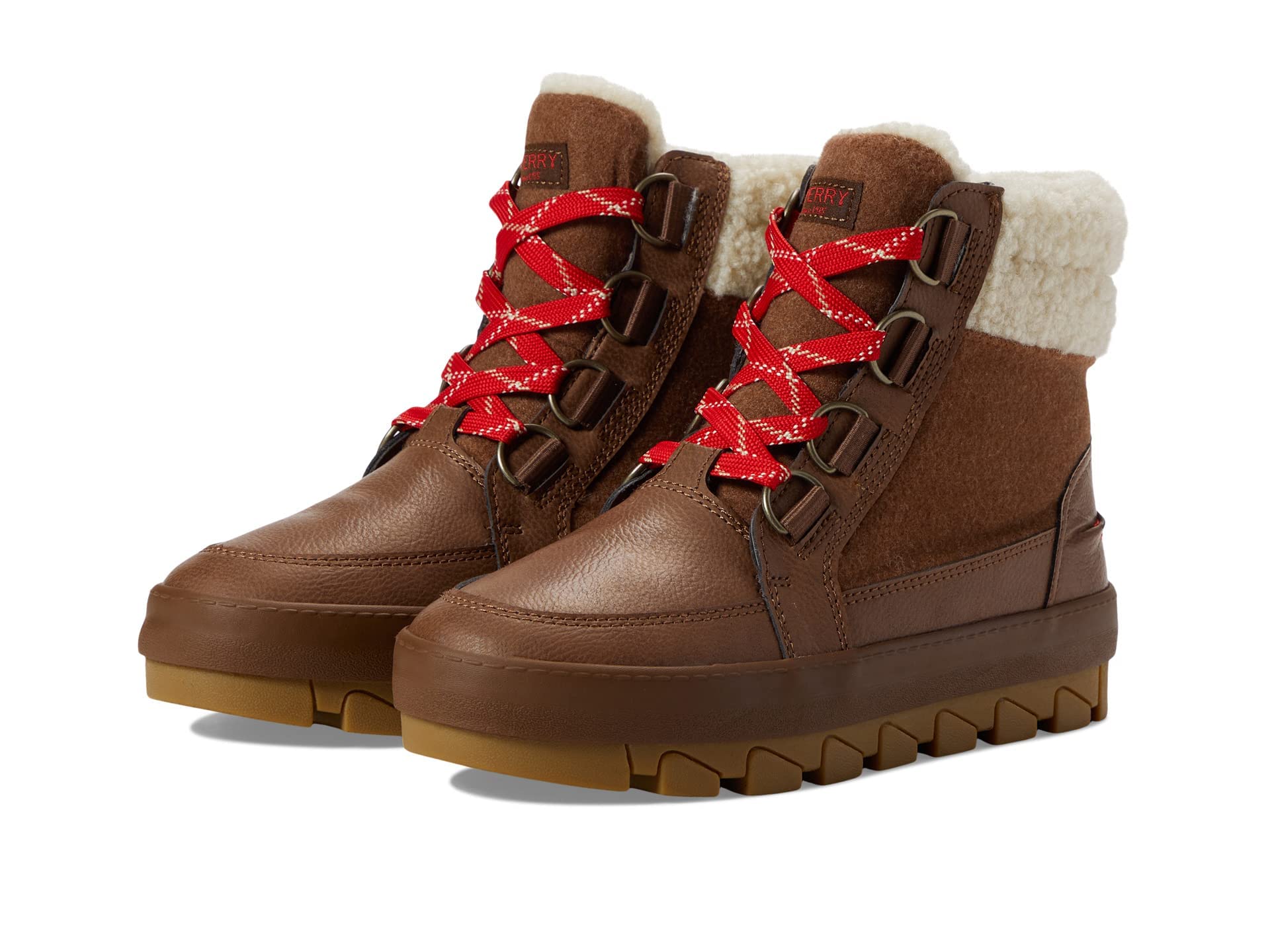 Sperry Juneau Low Hiker Wool Brown 9 M (B)