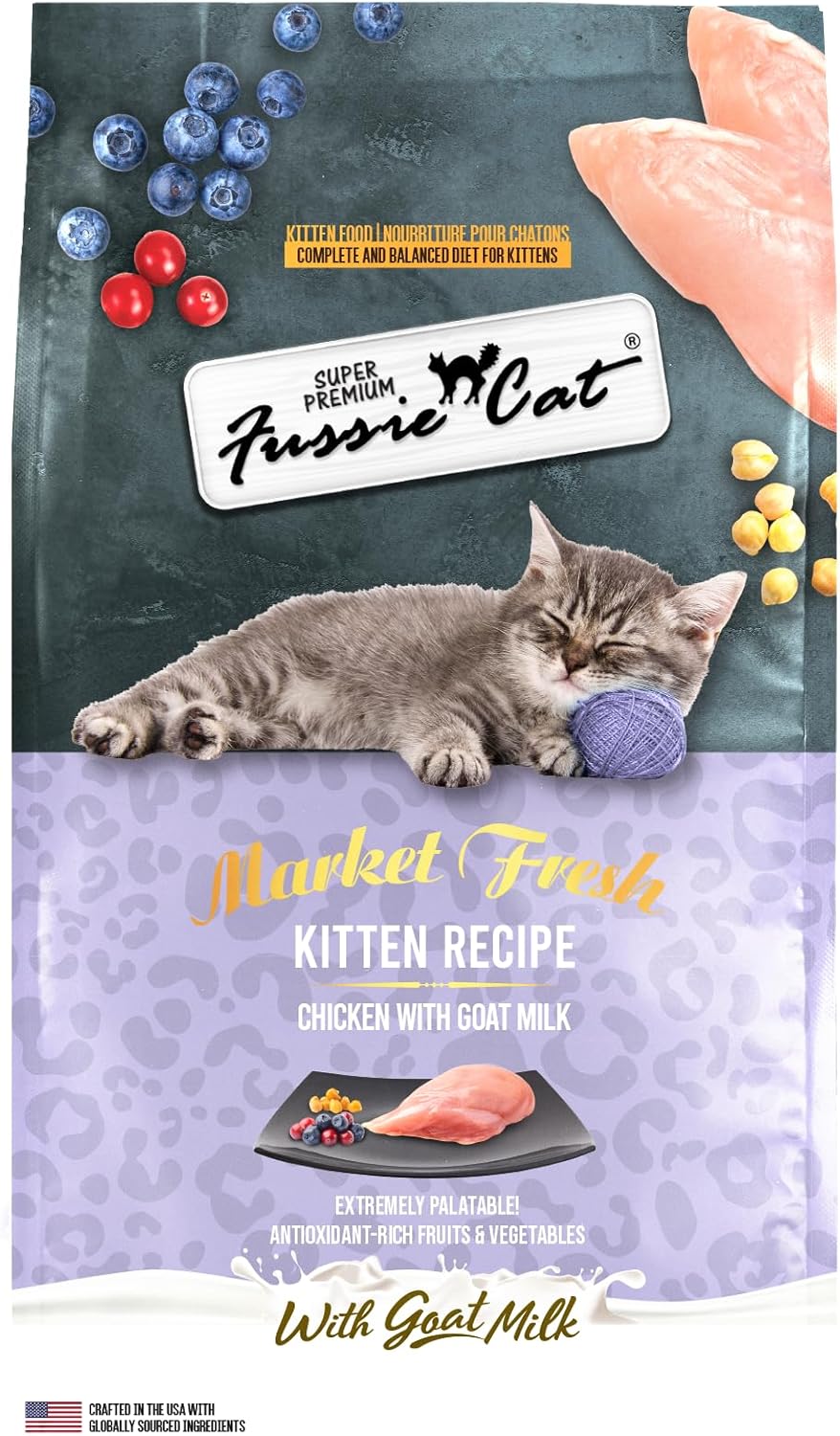 Fussie Cat Market Fresh Kitten Dry Food 10lbs