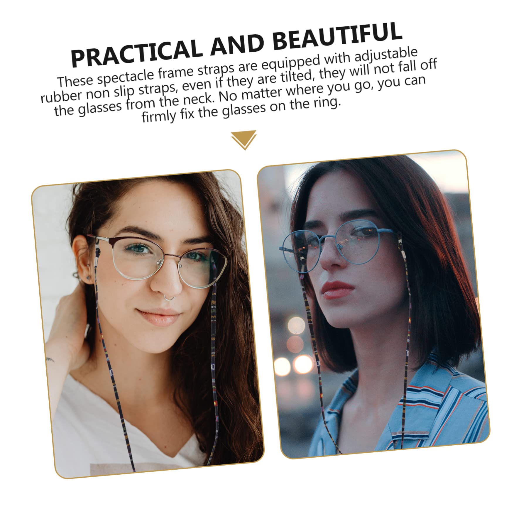 Brille Seil Hängende Kette Langlebige Seile Zum Aufhängen Von Brillen Brillenketten Zum Aufhängen Brillenkette Zum Aufhängen Glashaltekette Polyester Baumwolle 14st