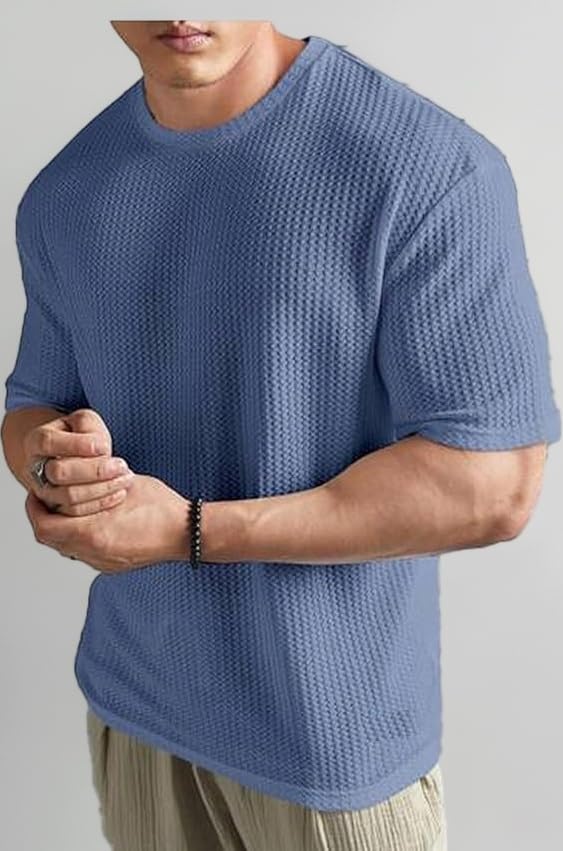 FN3 The Colourblock Self Design Oversized Tshirt for Men | Oversize T-Shirts for Men | Men Drop Shoulder Tshirts | Bagy Fit Mens Tshirt