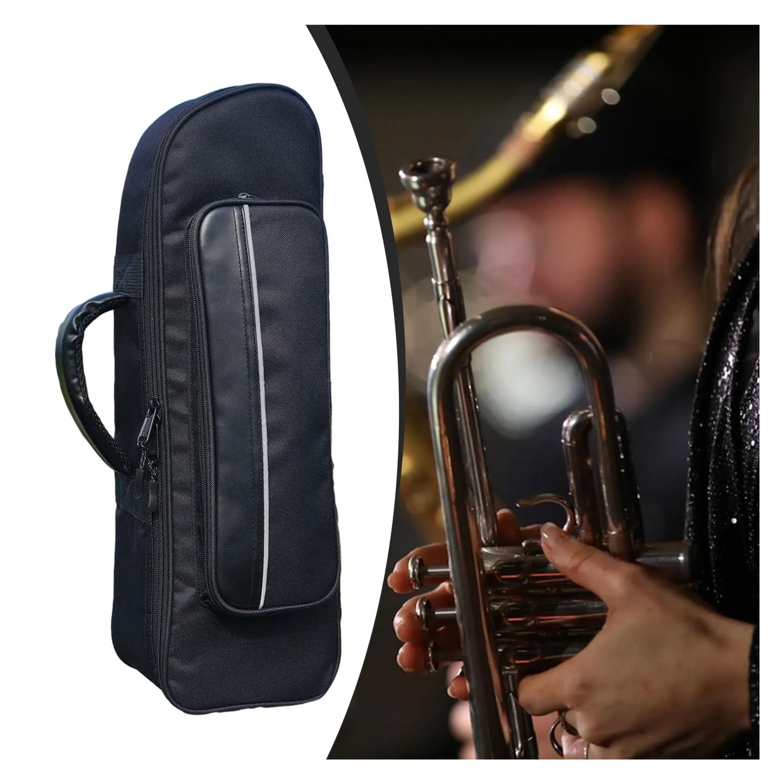 Estuche Protector for Trompeta for Presentaciones En Escenarios Exteriores | Bolsa portátil for instrumentos de viento de latón, regalo for principiantes