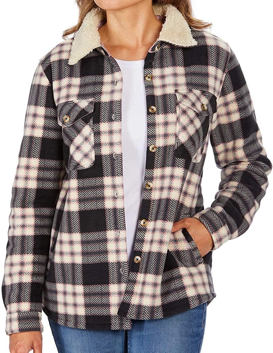 Sherpa-Lined Shirt Jacket 