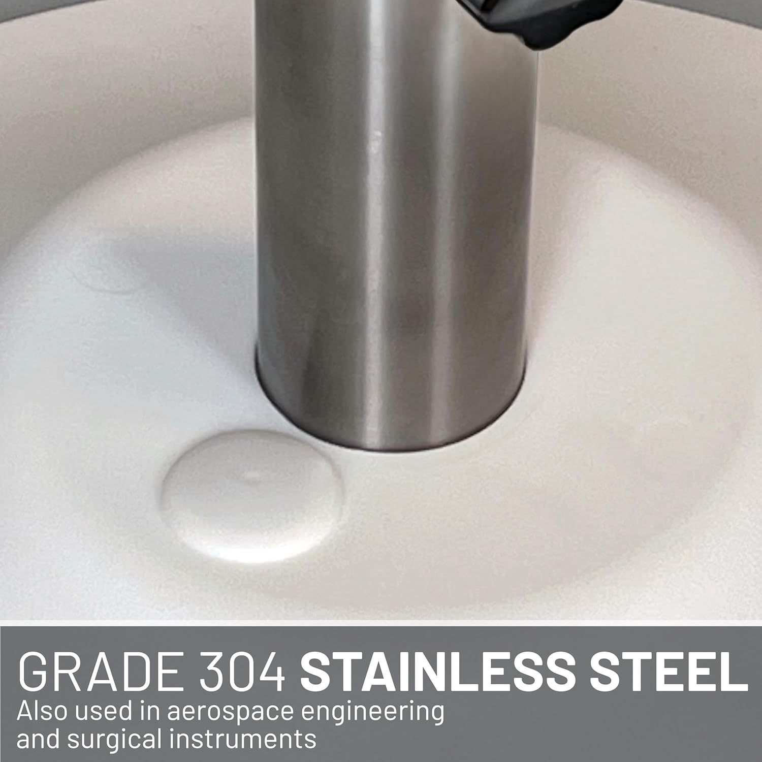 US Weight Premium 50 Pound Prefilled Umbrella Base for Patio Table - Heavy Duty Adjustable Umbrella Stand with Stainless Steel Stem for Outdoor Patio Umbrellas - Made in The USA - White