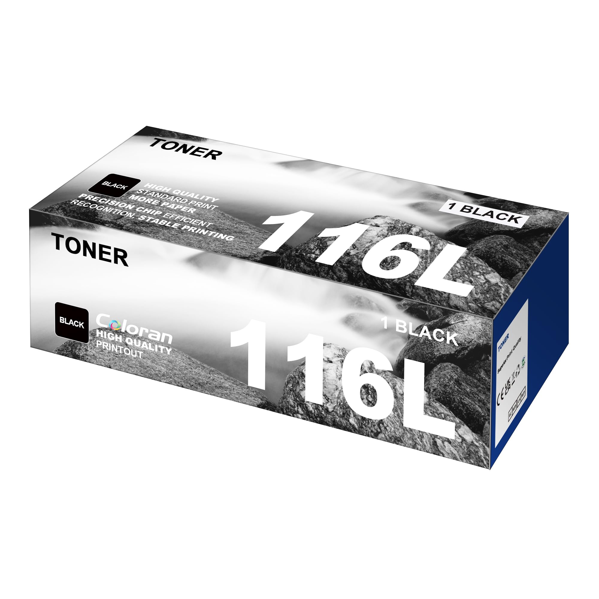 Coloran MLT-D116L Schwarz Toner für Samsung MLT-D116L MLTD116L Kompatibel mit Samsung Xpress M2675fn Toner für M2885fw SL-M2626 M2625 M2625D M2825 M2825DW M2835 M2675F M2875 (Schwarz, 1er-Pack)