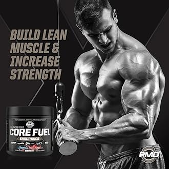 PMD Sports Core Fuel Endurance, Performance & Recovery - BCAAs, EAAs, Beta Alanine, Betaine Anhydrous, Glutamine, Electrolytes - Muscle Growth, Strength - Stim Free, Tropical Fruit Punch (25 Servings)