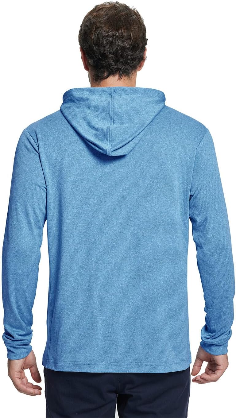 Hoodies for Men Golf Hooded Sweatshirts Dry Fit Athletic Lightweight Casual Midlayer Mens Hoodies Pullover
