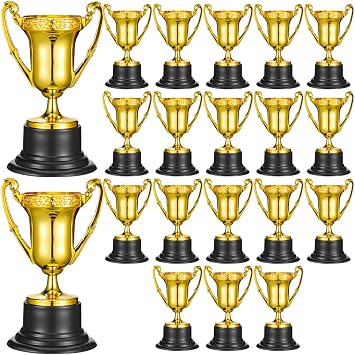 VANZACK Winning Cup Trophy Trophy Cup 20pcs Prize Cup Trophy for Competitions Events Prizes Mini Trophy Plastic