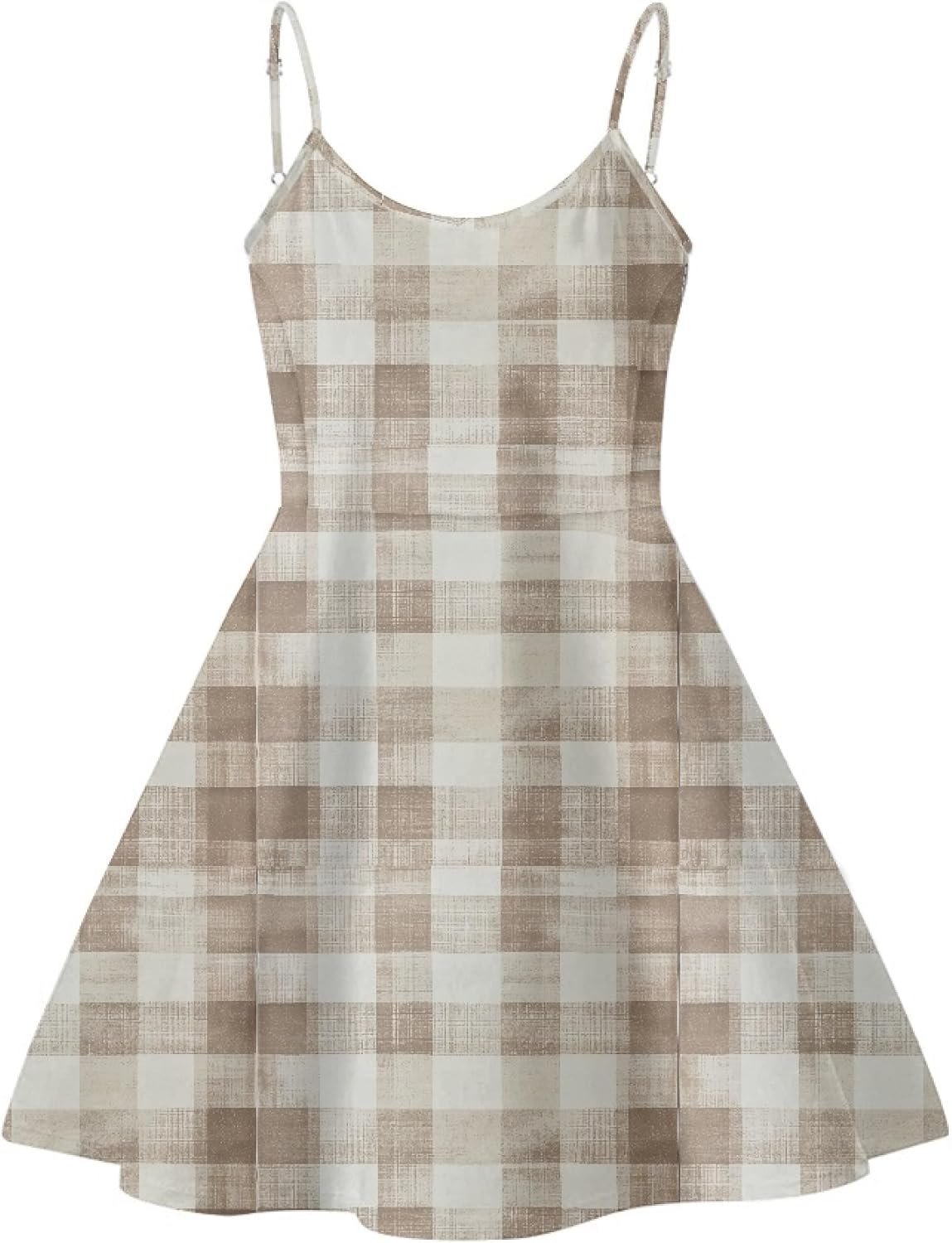 Womens Sundresses Spaghetti Strap Floral A Line Empire Waist Summer Fashion Hawaiian Cute Boho Casual Mini Dress - Image 4