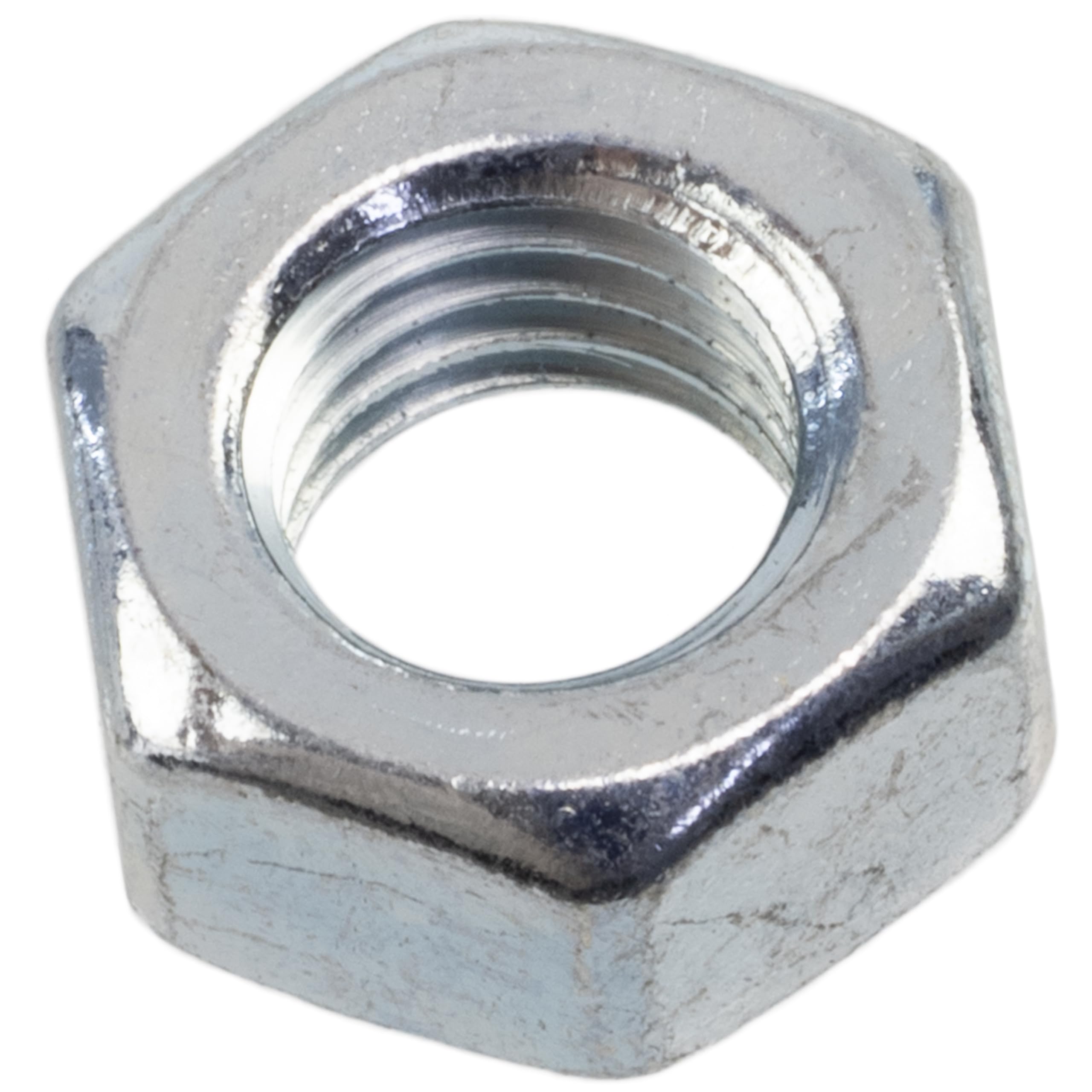 AERZETIX - Set di 30 Dadi esagonali M7x1mm a 6 lati con filettatura metrica - in acciaio zincato - colore argento - ideali per progetti fai da te elettronica e meccanica
