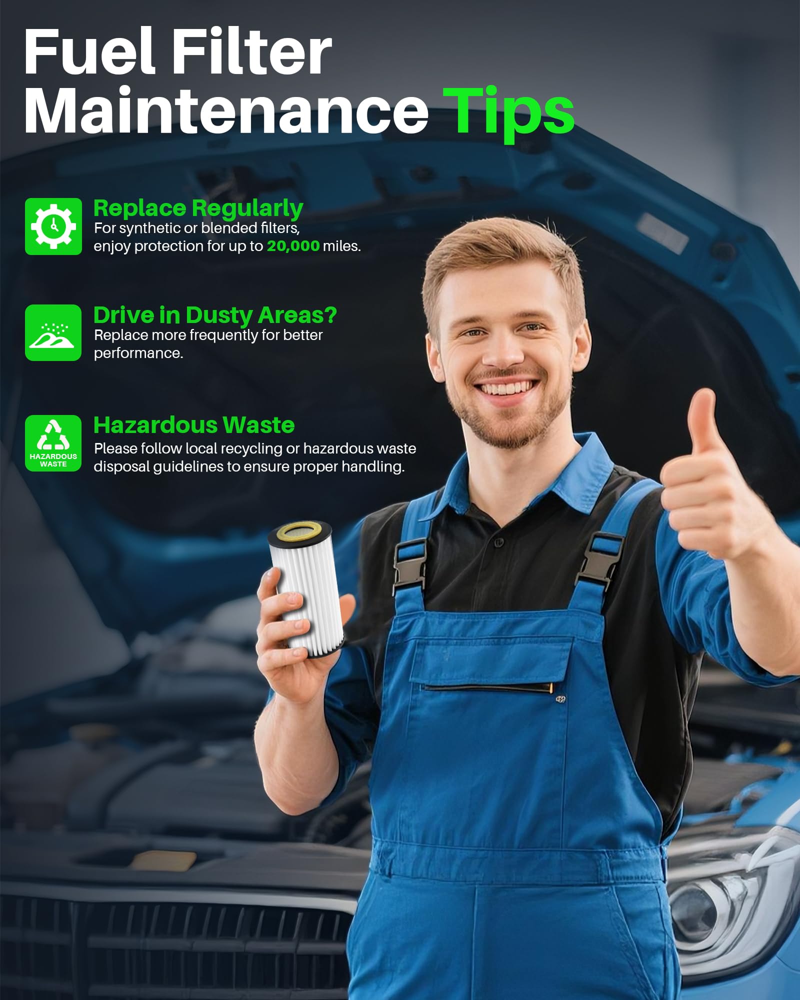 Premium-Synthetic Oil Filter for VW Jetta/Passat/Golf/Tiguan, for Audi A3/A4/Q5/Q7/A6/A5, for Porsche Macan – High Efficiency Replacement XG11784