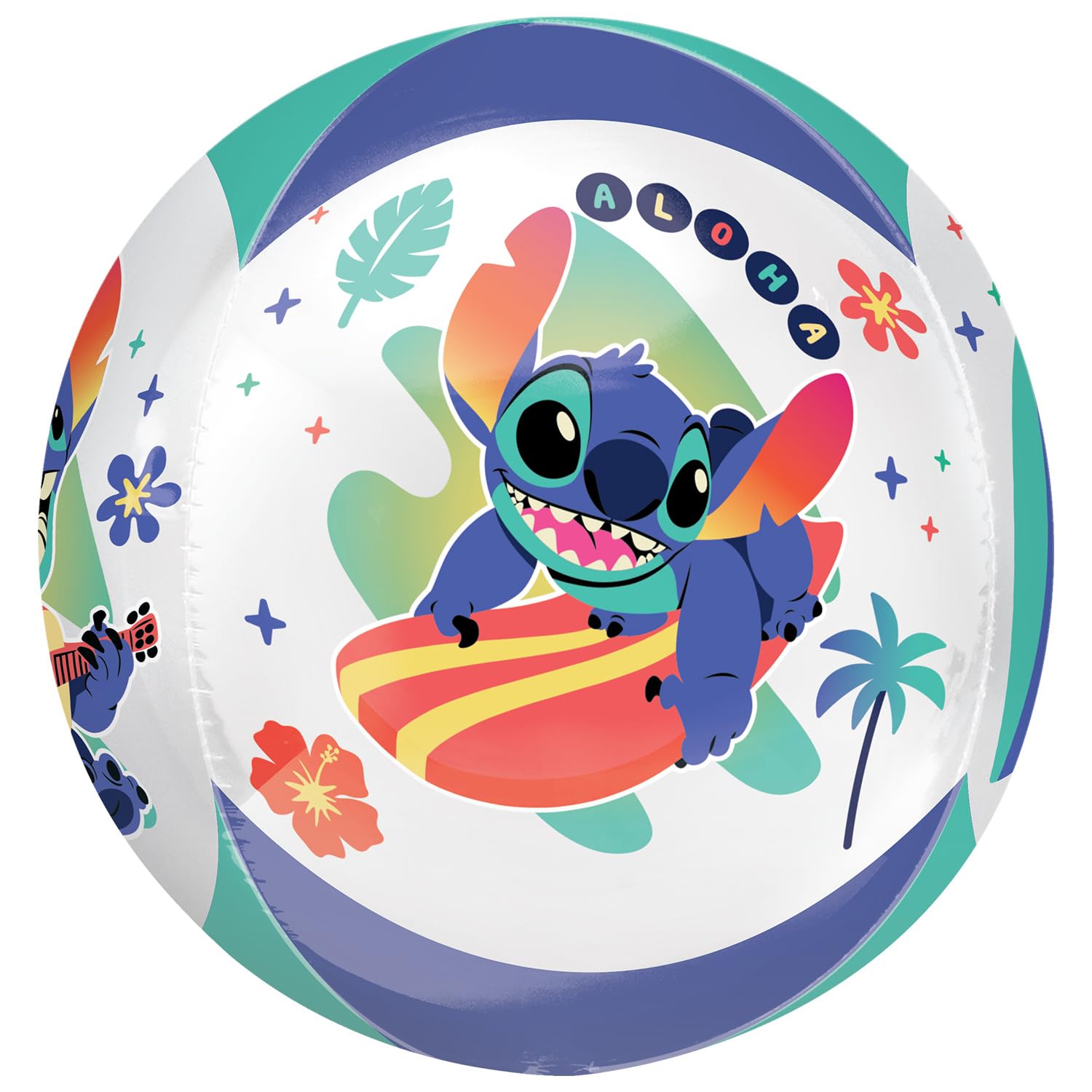 Amscan Anagram 4700501 - Disney Lilo and Stitch Orbz Foil Balloon - 16", Multi, Large - Image 4