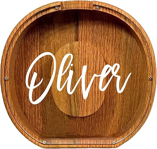Miniatura 10 de Alcancía de madera con monograma para niños, alcancía personalizada creativa para adultos, alcancía personalizada de gran capacidad para niños y