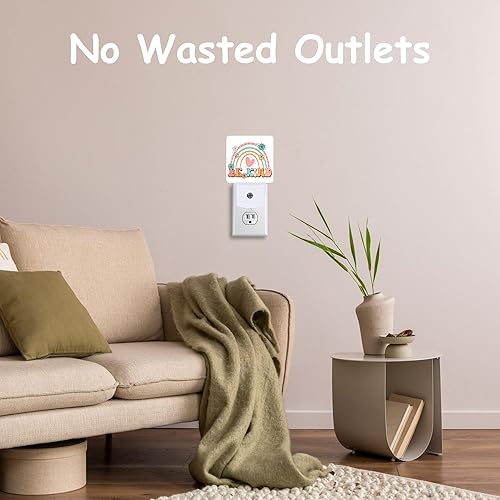 Miniatura 4 de Be Kind - Luz nocturna enchufable a la pared con sensor de atardecer a amanecer, luz nocturna LED de bajo consumo para mujeres, niñas, niños,