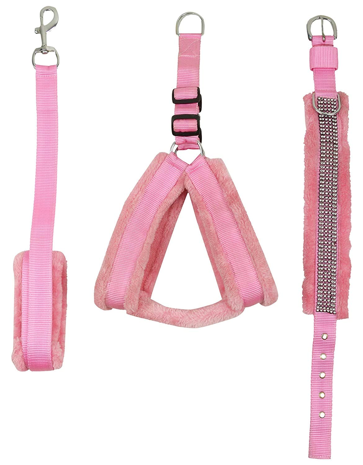 Cavalry s Adjustable Dog Leash Collar Harness Combo Set (Small, Pink) (B09271HXK1) Amazon Price History, Amazon Price Tracker