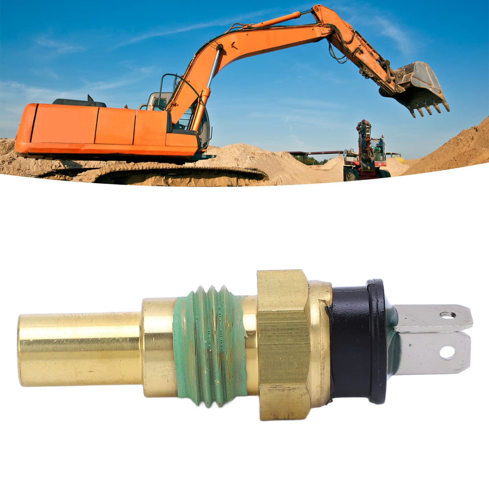 Water Temperature Transducer Water Temperature Transducer, Water Temperature Sensor Sensor Excavator Water Temp Sensor Replacement for R225 5 R225 7 Excavators