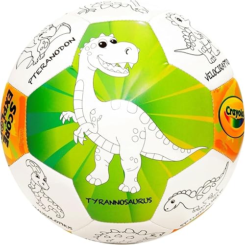 Miniatura 28 de Crayola Balón de fútbol oficial - Unisex Niños - CRAY302BL Zoo Animal Talla 5