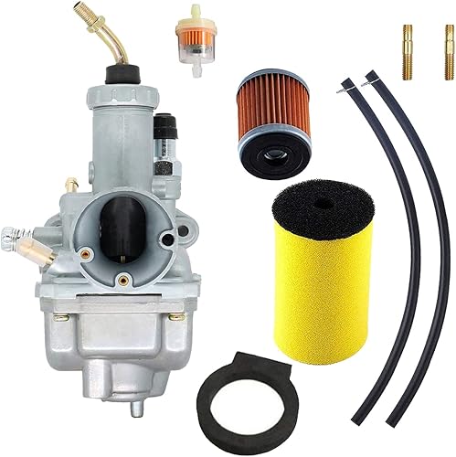 Carburador YFB 250 filtro de aire 14451-00-00filtro de aceite HF143 para Yamaha Timberwolf YFB 250 YFB250FW YFB250FWL Yamaha Moto 4 de CDZWJ