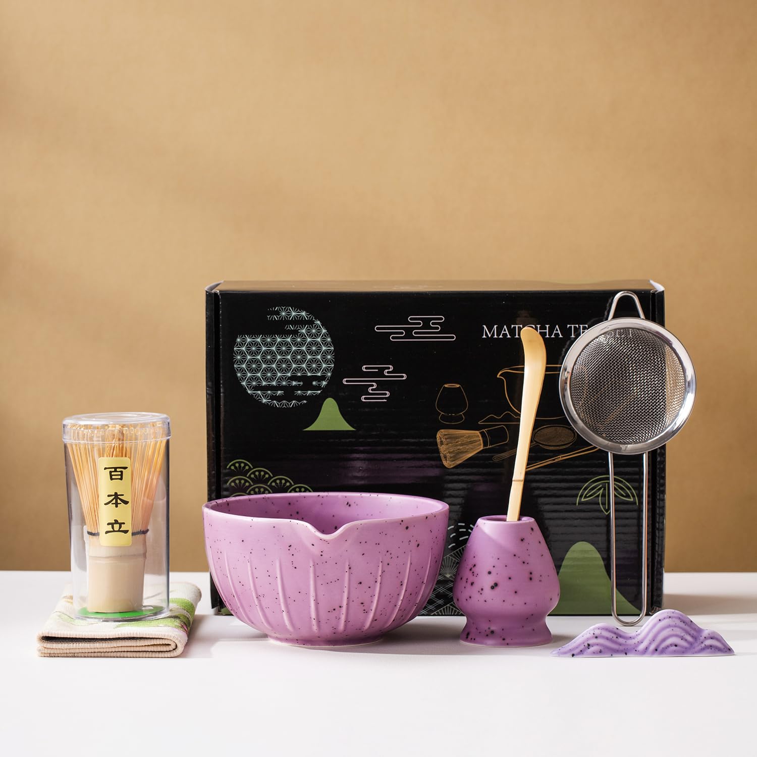 Amazon.com: 7Pcs Japanese Matcha Tea Set, Matcha Kit with