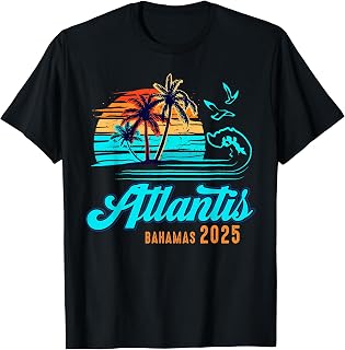 Atlantis Bahamas Caribbean 2025 Vacation Matching Group T-Shirt