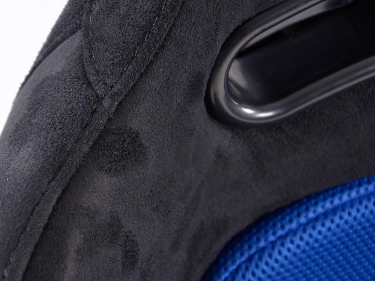 FK-Automotive, set di sedili sportivi Chicago 1 sinistro e 1 destro, colore: blu e nero