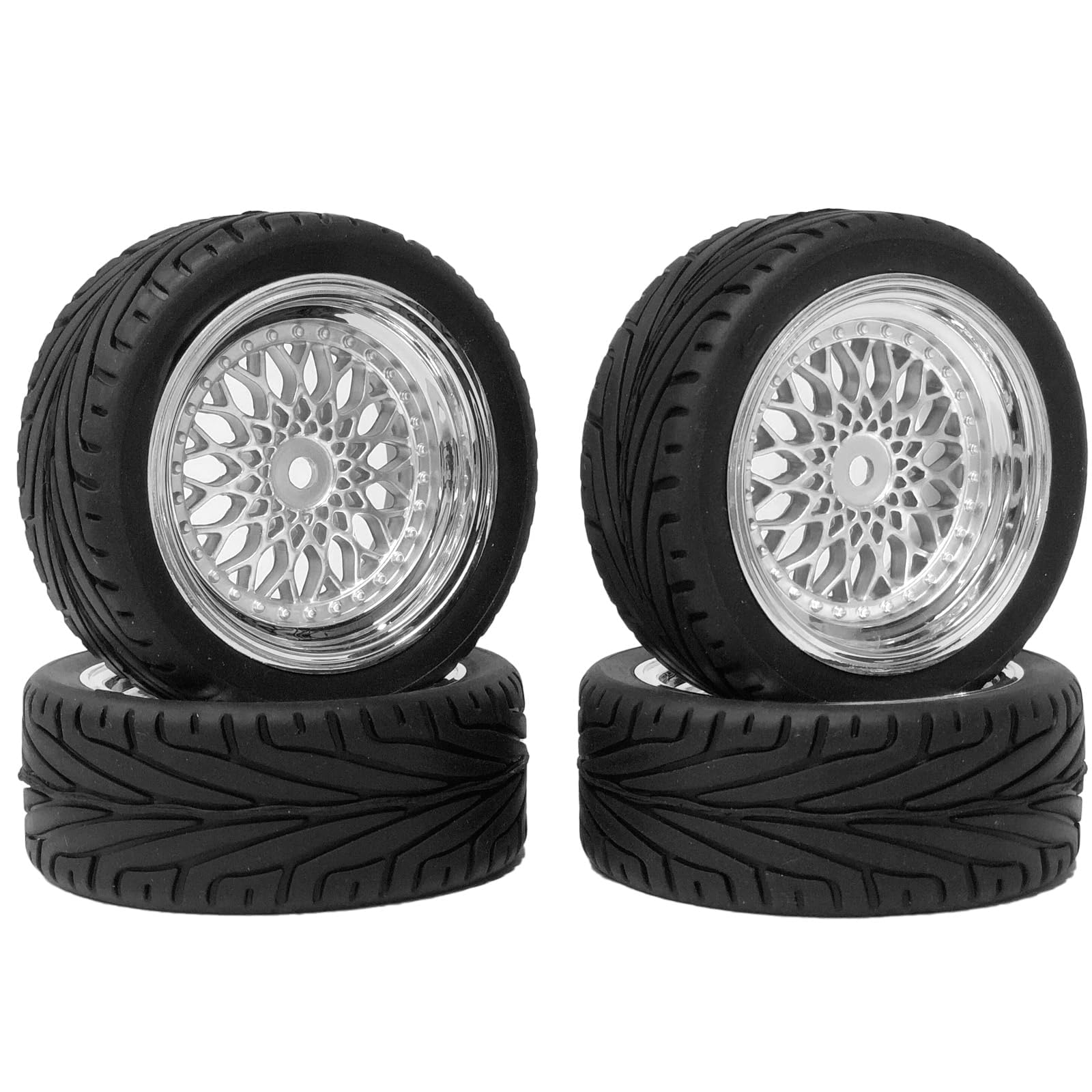 RC Car Tyres and Wheels Set