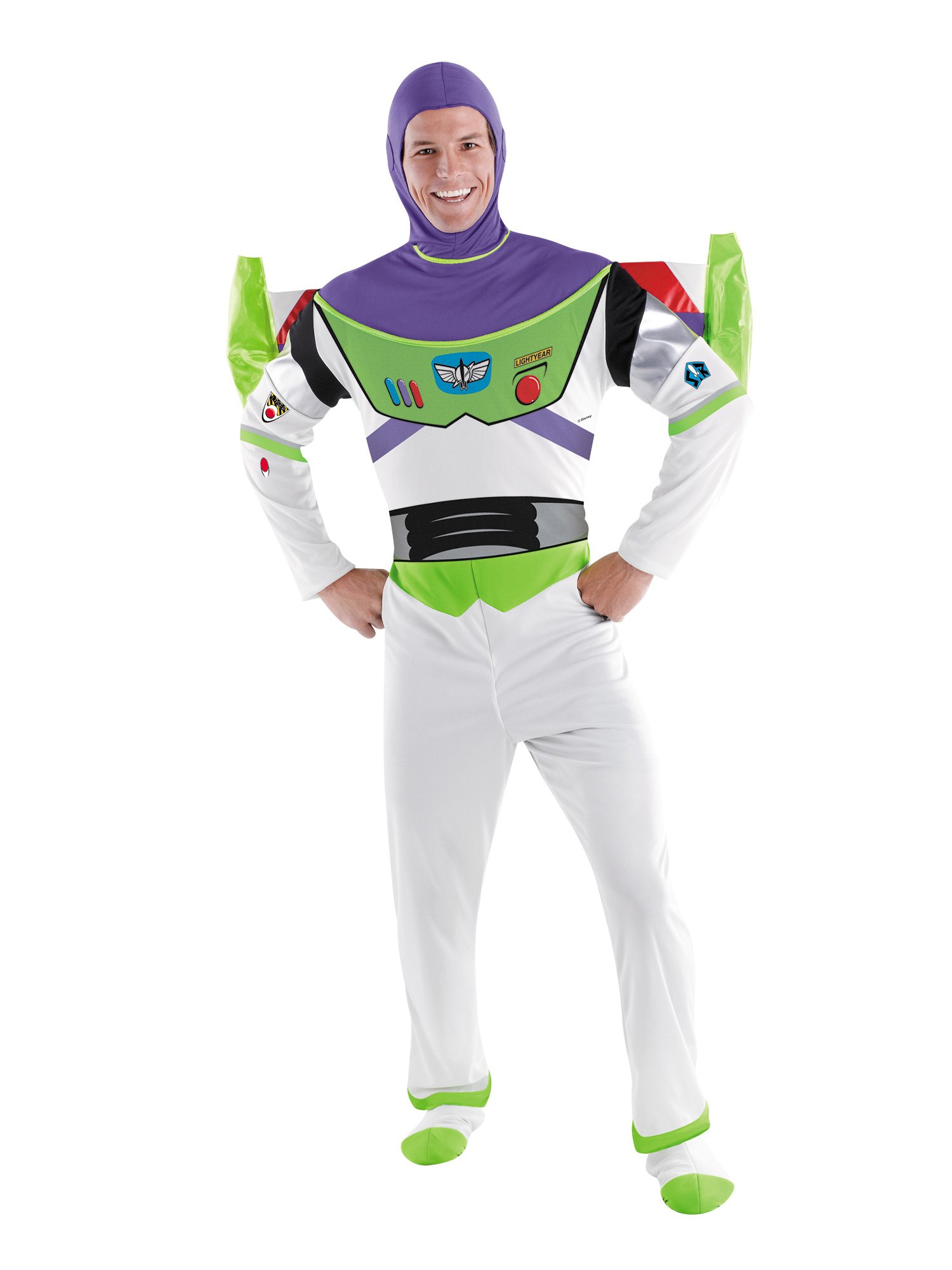 Disguise DI50549-XL Mens Deluxe Buzz Lightyear Costume Size X-Large