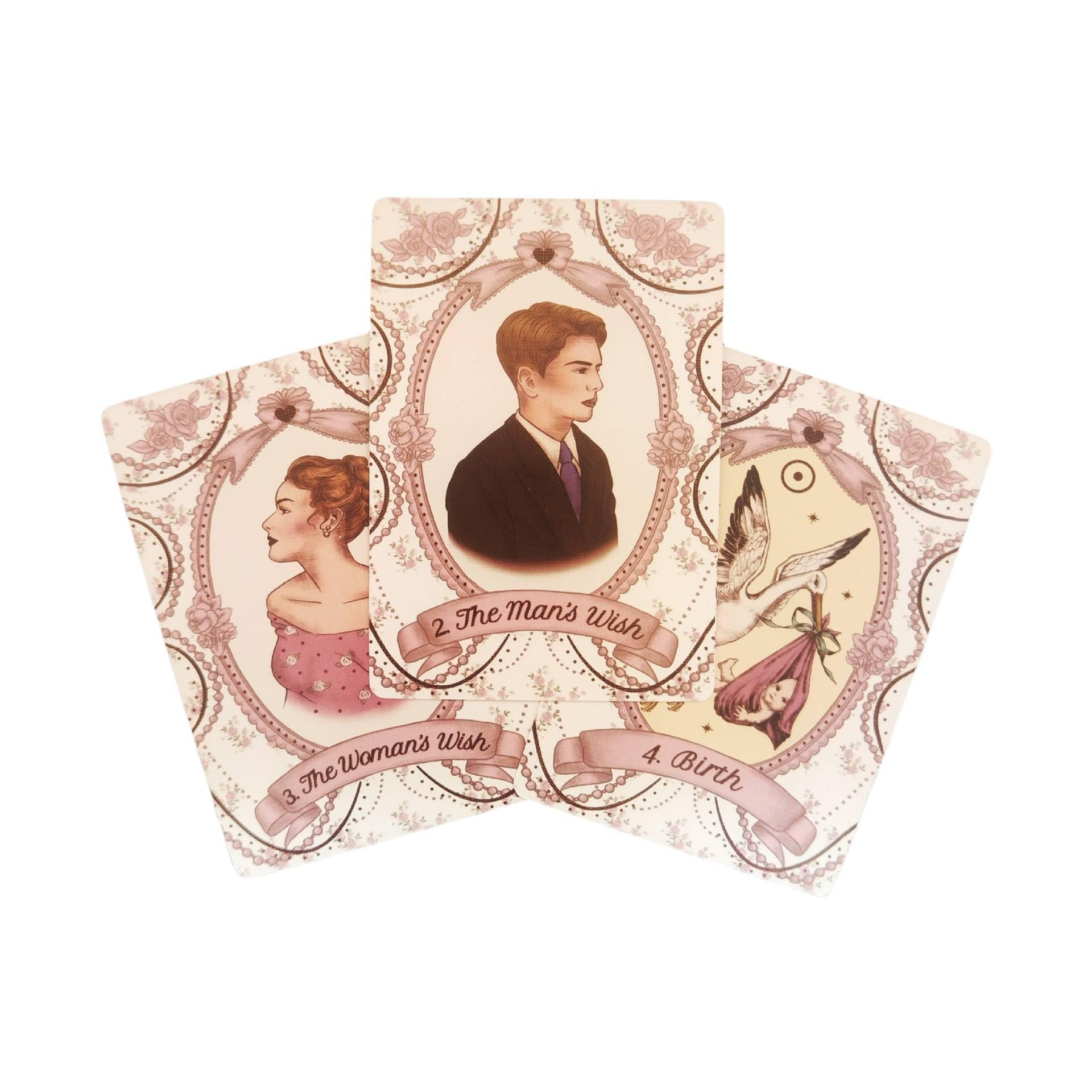 Jeu De Tarot Standard Rosebelle Cartes Oracle Anglaises - 65 Cartes Divination Divertissement